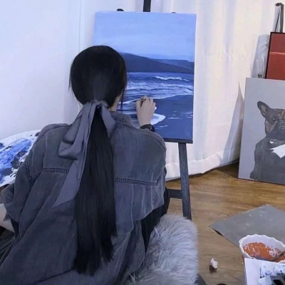 高清好看的优质精致背影热泪盈眶的女生真人头像图片