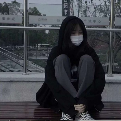 高清好看的蓝色背景女生头像图片