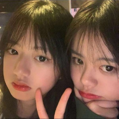 高清超火的闺蜜暖系头像女生图片
