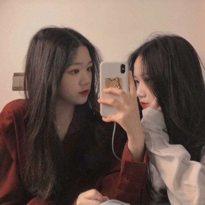 高清超火的闺蜜暖系头像女生图片