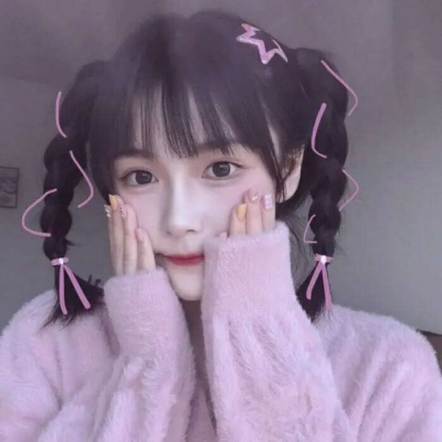 高清抖音最火的紫色系兔兔二次元女生头像高冷图片