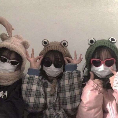 ins超火的闺蜜精选女生头像遮脸图片