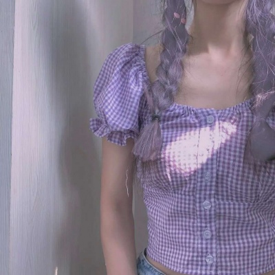 高清好看的ins超火紫色系双鱼座真正的性格女生头像图片