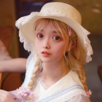 高清清纯的青涩唯美qq头像女生可爱带相框图片