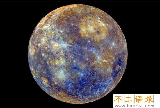 太阳系四大水星之谜，水星上的冰山之谜(有不明反光物质)图片