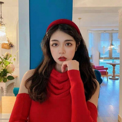 最新红色霸气新潮超萌超拽qq女生头像图片
