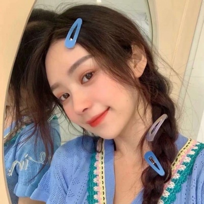 高清漂亮的优质彩色简笔画女生头像图片