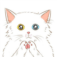 可爱猫咪情侣头像 萌萌的小猫