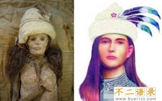 小河公主沉睡3800年，楼兰古国最美微笑公主(容貌复原图)图片