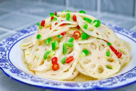 二十道简单易做家常菜之凉拌藕片的做法图片