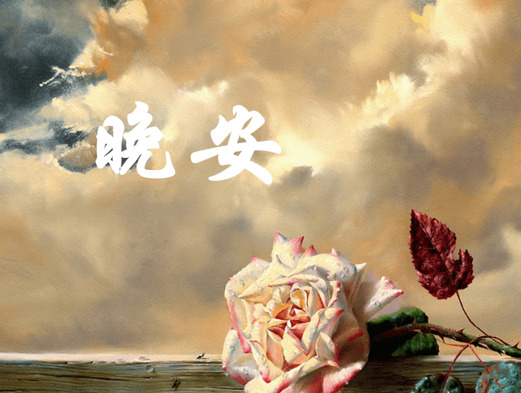 睡前晚安一句话正能量的短句图片