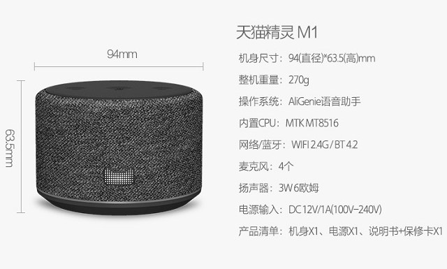 天猫精灵x1与m1的区别图片