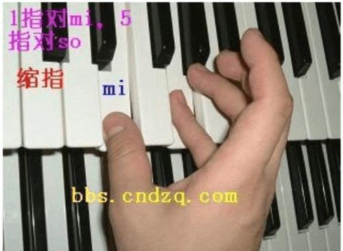初学钢琴的8个指法图图片