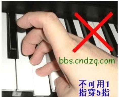 初学钢琴的8个指法图图片