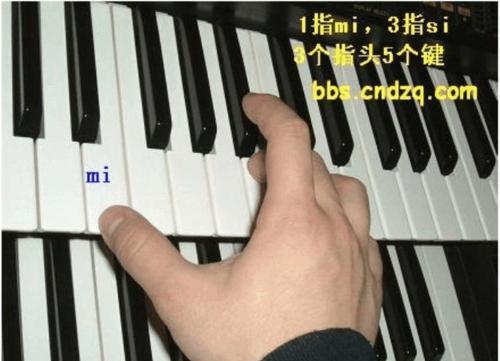 初学钢琴的8个指法图图片