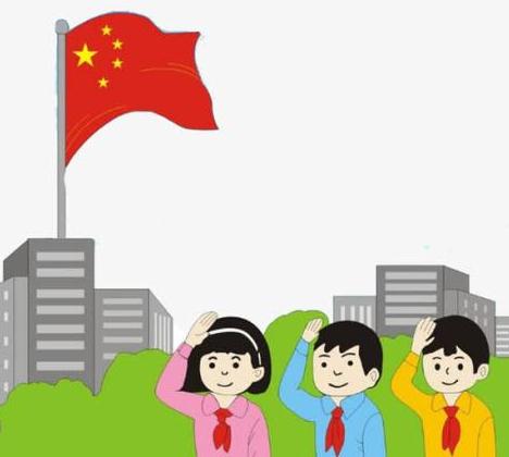 周一升国旗的感慨说说，五星红旗冉冉升起的说说图片