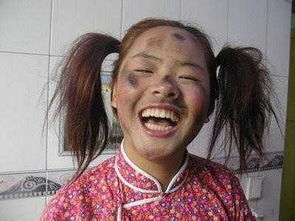 丑女图片真实 越丑越好图片
