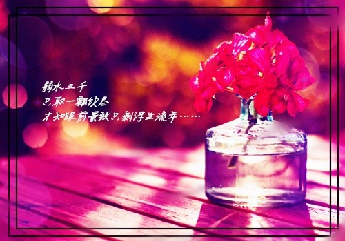 文艺有韵味复古的句子