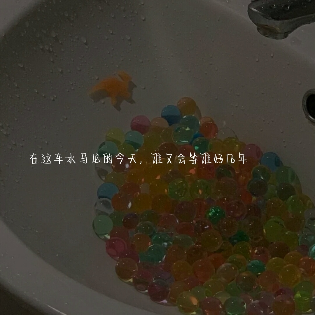 在这车水马龙的今天，谁又会等谁好几年