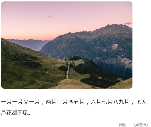 一片一片又一片，两片三片四五片，六片七片八九片，飞入芦花都不见图片