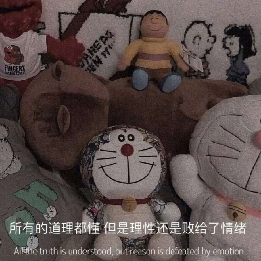 伤感带字图片：所有的道理都懂,但是理性还是败给了情绪