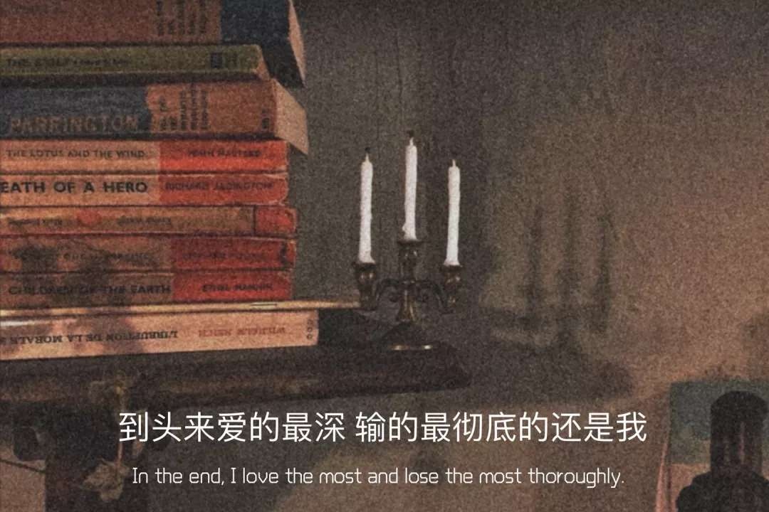 到头来爱的最深 输的最彻底地还是我