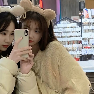 闺蜜头像一左一右配对亲密无间图片
