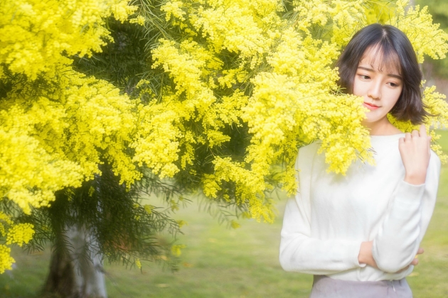 向日葵早安心语图片 微笑是两个人之间最短的距离