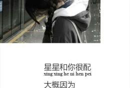 星星和你相配，大概因为都遥不可及吧