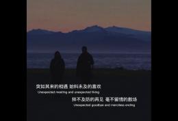 突如其来的相遇,始料未及的喜欢,猝不及防的再见 毫不留情的散场
