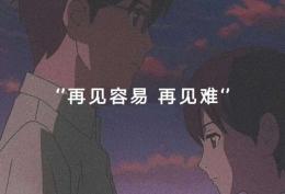 再见容易 再见难 愿所有的后会有期 都是来日的别来无恙