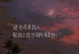 逆光而来的你配得上这世间所有的好