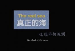 真正的海 也就不怕波澜