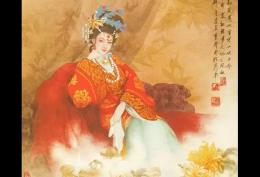 粉面含春威不露,丹唇未启笑先闻