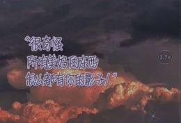 很奇怪,所有美好的东西,怎么都有你的影子