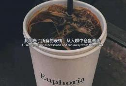 我用光了所有表情,从人群中仓皇逃走