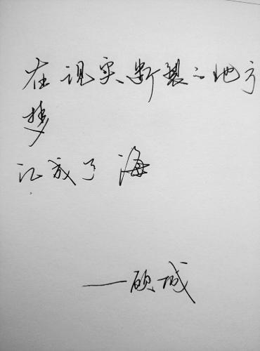 顾城经典语录