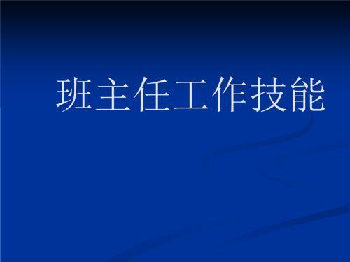 班主任工作学期总结