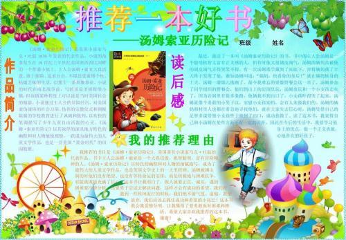 汤姆索亚历险记好句摘抄大全