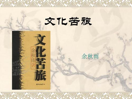 《文化苦旅》|书籍简介