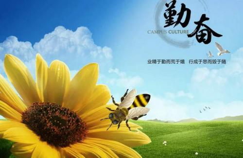 励志无比，跟勤劳有关的名言