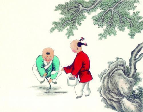 描写儿童嬉戏的诗句