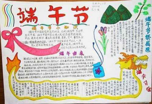 端午节手抄报内容资料大全