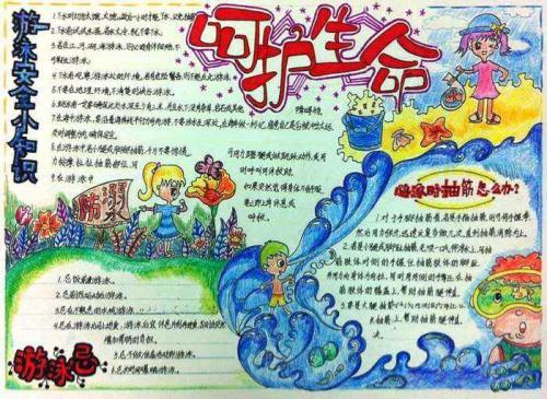 防溺水手抄报内容资料大全